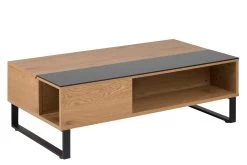 Salontafel Izzy 110cm - Eik/zwart -Songmics Winkel 0000074541 1 e5f8