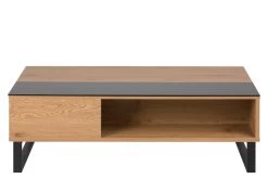 Salontafel Izzy 110cm - Eik/zwart -Songmics Winkel 0000074541 2 c0b2