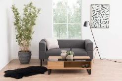 Salontafel Izzy 110cm - Eik/zwart -Songmics Winkel 0000074541 5 d9ab