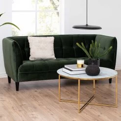 2,5-zitsbank Don - Bosgroen/zwart