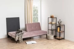 Slaapbank Giovanni - Oudroze/zwart -Songmics Winkel 0000078648 8 0066