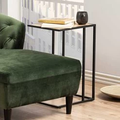 Bijzettafeltje Dover - Zwart/wilde Eik