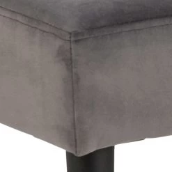 Bank Gloria 95cm - Donkergrijs/zwart 12 Bank Gloria 95cm - Donkergrijs/zwart -Songmics Winkel 0000085696 4 d48d