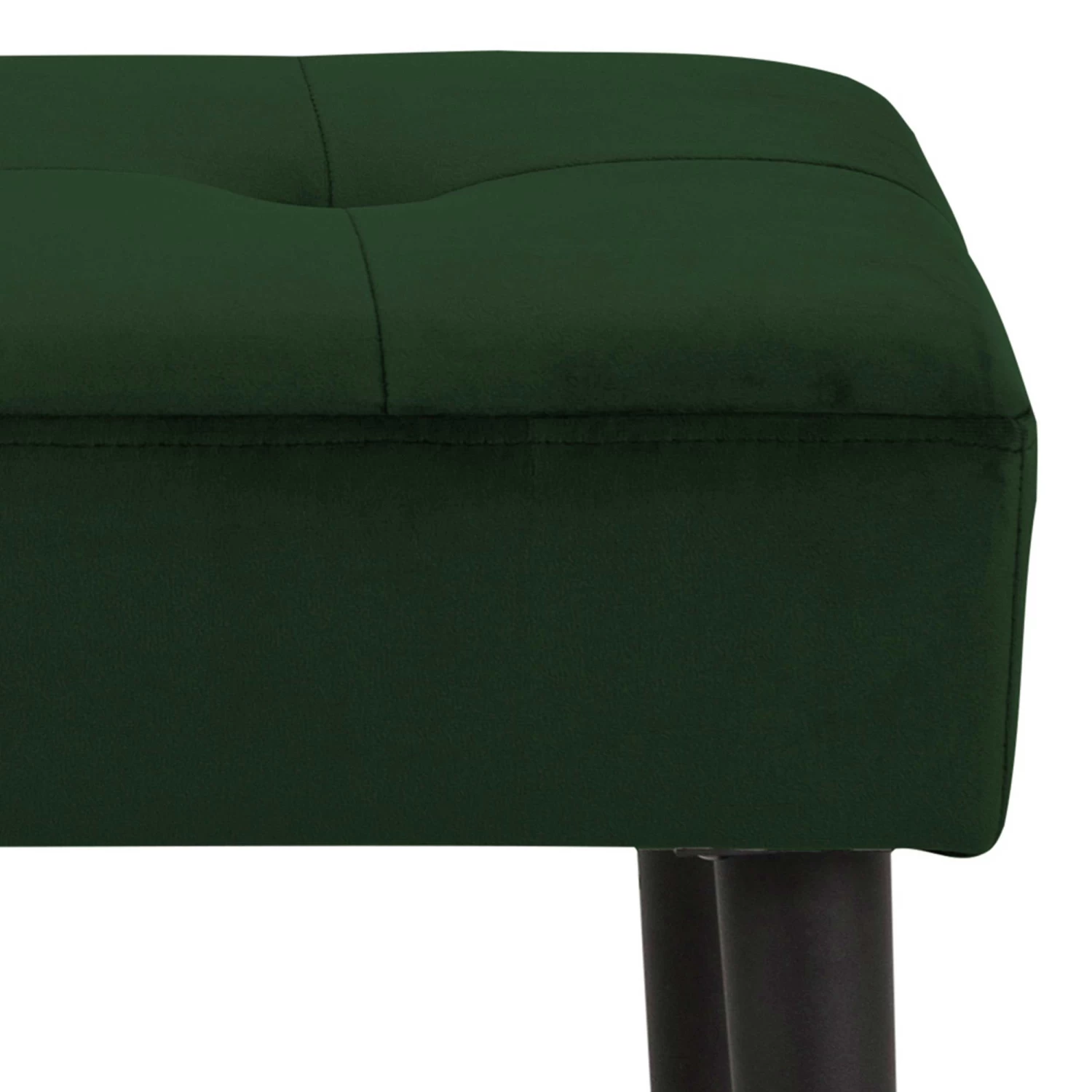 Bank Gloria 95cm - Groen/zwart 7 Bank Gloria 95cm - Groen/zwart - Afbeelding 5