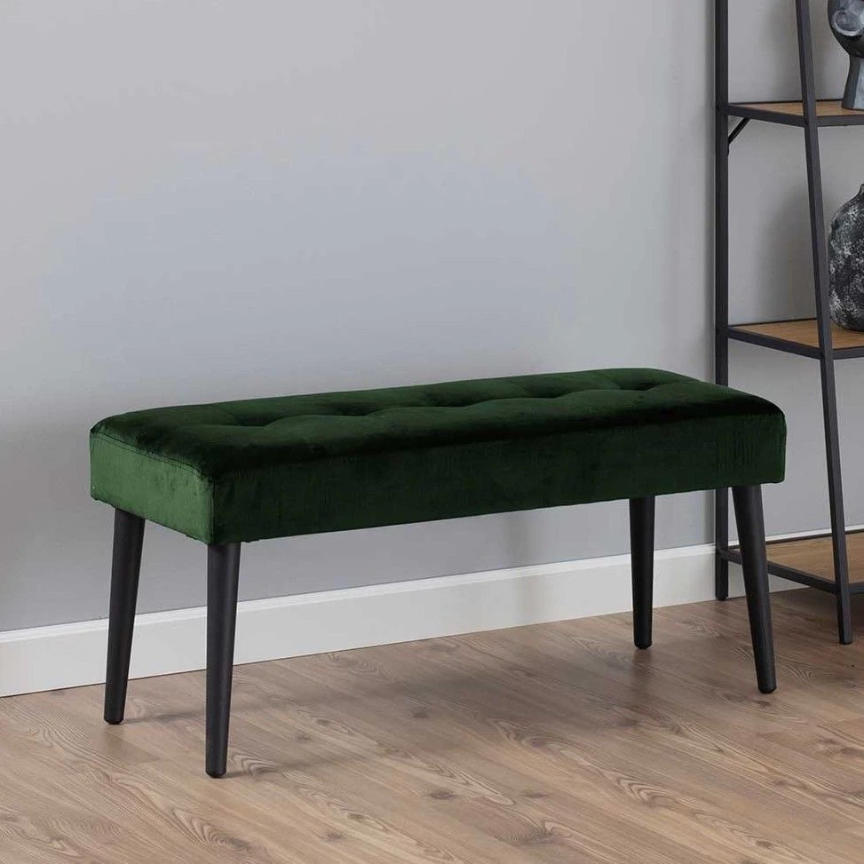 Bank Gloria 95cm - Groen/zwart 3 Bank Gloria 95cm - Groen/zwart