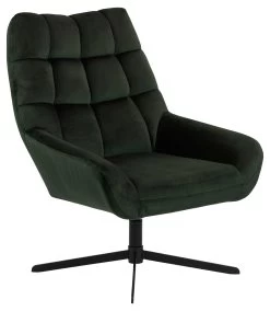 Draaifauteuil Madrid - Donkergroen/zwart -Songmics Winkel 0000088007 1 e6ef