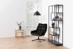 Draaifauteuil Madrid - Donkergroen/zwart -Songmics Winkel 0000088007 8 c4b8