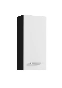 Hangkastje Bobbi 30cm 1 Deur - Grafiet/hoogglans Wit -Songmics Winkel 001.2134 1 8807