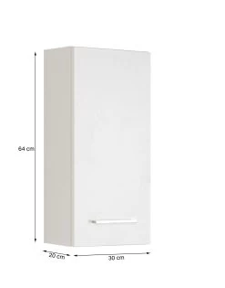 Hangkast Pares 30cm 1 Deur - Wit -Songmics Winkel 001.2171 5 207d