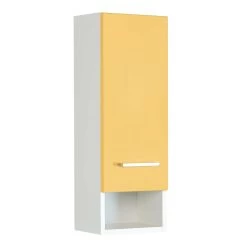 Hangkast Ricca 25cm 1 Deur - Wit/geel -Songmics Winkel 011.2033 1 2afa