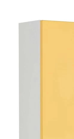 Hangkast Ricca 25cm 1 Deur - Wit/geel -Songmics Winkel 011.2033 6a ce17