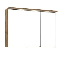 Spiegelkast Bobbi 90cm Model 1 3 Deuren & Ledverlichting - Eik -Songmics Winkel 012.1.0081 1 0c15