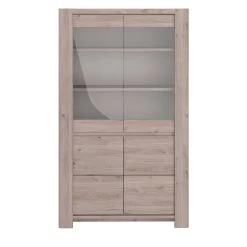 Vitrinekast Porto - Grijs -Songmics Winkel 0346 VITR STYLE F 20190628001658 8ccc