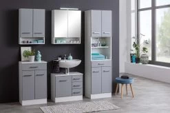 Spiegelkast Ricca 60cm 2 Deuren - Wit -Songmics Winkel 040.1.2034 3d e5e2