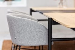 Eetkamerstoel Nelsie - Grijs/zwart -Songmics Winkel 0501BAE7 C4F1 4163 A4EF 761583331929 703f