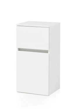 Badkamerkastje Kornel 40cm 1 Deur & 1 Lade - Wit -Songmics Winkel 056.1.3164 1 a228