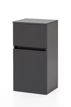 Badkamerkastje Kornel 40cm 1 Deur & 1 Lade - Grafietgrijs -Songmics Winkel 056.1.3165 1 10b3