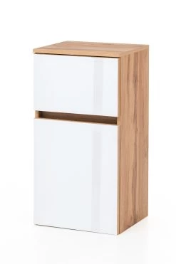 Badkamercombinatie Helina 5 5-delig - Eik/wit -Songmics Winkel 056.1.3222 1a 6008