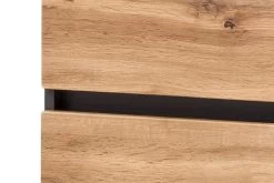 Badkamercombinatie Kornel 10 4-delig Met Grijze Wastafel - Grafietgrijs/eik -Songmics Winkel 057.1.3183 7 ef8b