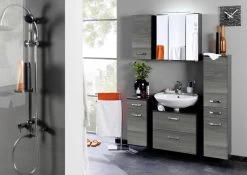 Wastafelonderkast Bobbi 70cm 1 Deur En 1 Lade - Grafiet/grijze Eik 11 Wastafelonderkast Bobbi 70cm 1 Deur En 1 Lade - Grafiet/grijze Eik -Songmics Winkel 058.1.2163 3 7e20