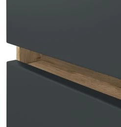 Badkamercombinatie Kornel 9 4-delig Met Witte Wastafel - Eik/matgrijs -Songmics Winkel 060.1.3182 7 2c09