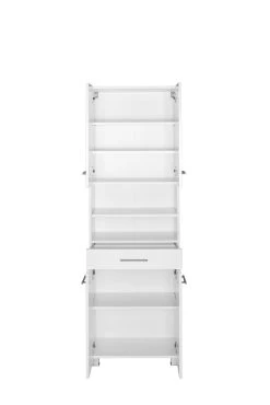 Kolomkast Pollet 60cm 4 Deuren En 1 Lade - Wit 23 Kolomkast Pollet 60cm 4 Deuren En 1 Lade - Wit -Songmics Winkel 083.1.2165 2 2160