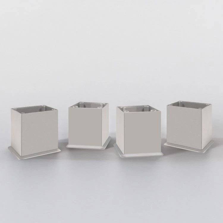 Kolomkast Pollet 60cm 4 Deuren En 1 Lade - Wit 4 Kolomkast Pollet 60cm 4 Deuren En 1 Lade - Wit - Afbeelding 2