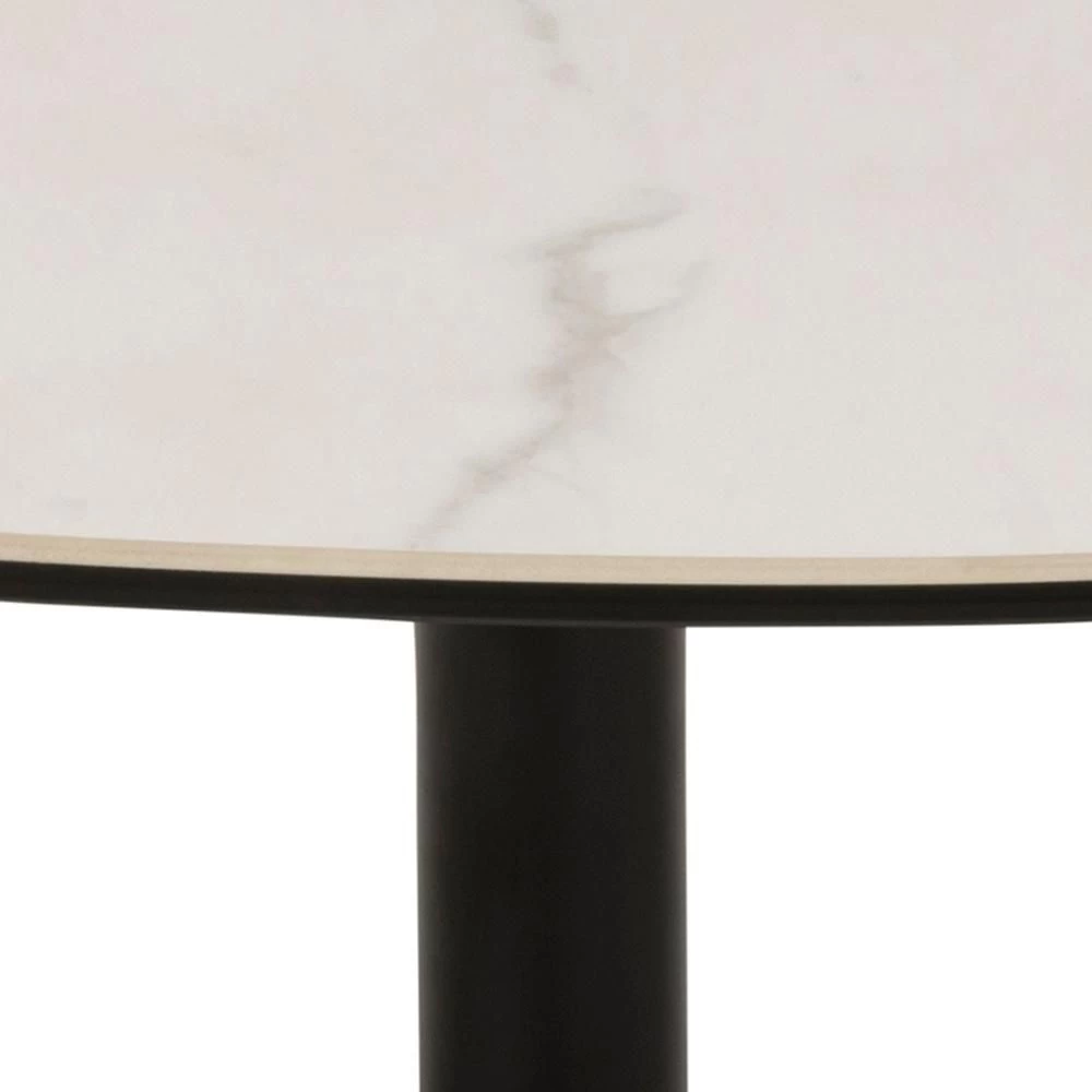 Salontafel Barnsley 84x77 Keramiek - Wit/zwart 6 Salontafel Barnsley 84x77 Keramiek - Wit/zwart - Afbeelding 4