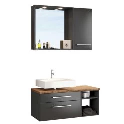 Badkamercombinatie Dasa 2 Links - Grafiet/mat Grijs