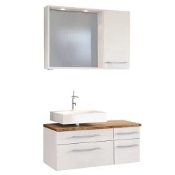 Badkamercombinatie Dasa 4 Links - Wit