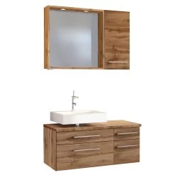 Badkamercombinatie Dasa 4 Links - Wotan Eik