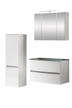 Badkamercombinatie Kornel 4 3-delig Met Grijze Wastafel - Wit 31 Badkamercombinatie Kornel 4 3-delig Met Grijze Wastafel - Wit -Songmics Winkel 1021.3164 1 6f98