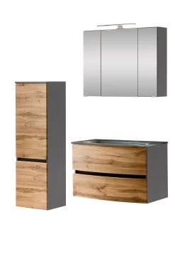 Badkamercombinatie Kornel 4 3-delig Met Grijze Wastafel - Grafietgrijs/eik 31 Badkamercombinatie Kornel 4 3-delig Met Grijze Wastafel - Grafietgrijs/eik -Songmics Winkel 1021.3183 1 fd54