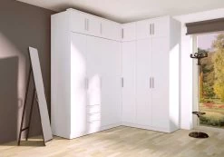 Opzetkast Voor Kledingkast Ramos 2 Deuren - Wit -Songmics Winkel 1031BLANCO 1016BLANCO 1019BLANCO 1034BLANCO 1007BLANCO 1008BLANCO 001 e5f6