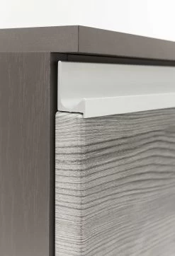 Wastafelonderkast Lotuk 60cm 1 Deur & 1 Lade - Grijze Eik -Songmics Winkel 113.1.3186 7a 1c34