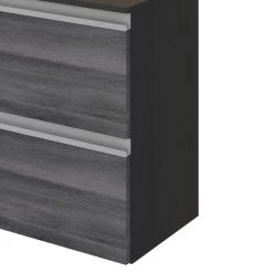 Wastafelonderkast Lotuk 60cm 1 Deur & 1 Lade - Grijze Eik -Songmics Winkel 113.1.3186 7b 4795