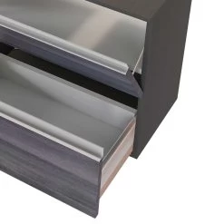 Wastafelonderkast Lotuk 60cm 1 Deur & 1 Lade - Grijze Eik -Songmics Winkel 113.1.3186 8a 3c2f