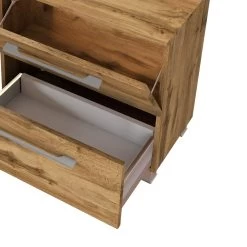 Wastafelonderkast Sefa 60cm 1 Deur & 1 Lade - Wotan Eik -Songmics Winkel 113.1.3194 8 0e00