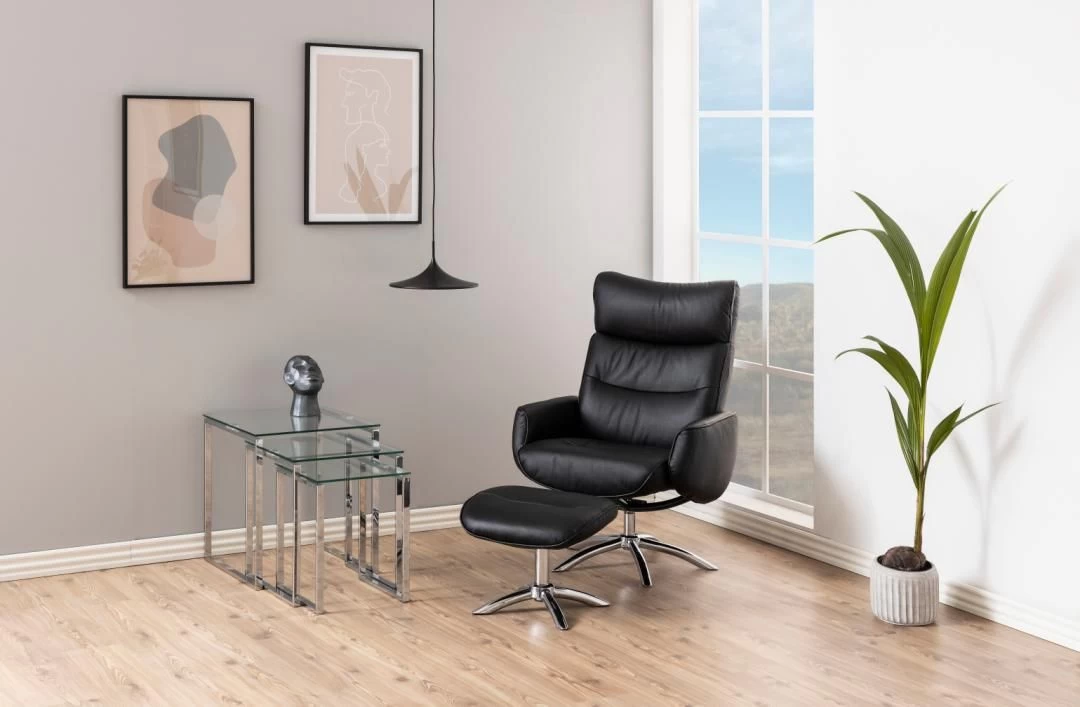 Set Van 3 Bijzettafels Nicola - Grijs 9 Set Van 3 Bijzettafels Nicola - Grijs - Afbeelding 7