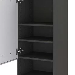 Kolomkast Lotuk Hoog Met 2 Deuren & 1 Lade - Grijze Eik -Songmics Winkel 120.1.3186 14 aea1