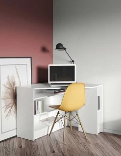 Hoekbureau Plan - Wit -Songmics Winkel 1212A2100X00 Plan desk white 1 792d