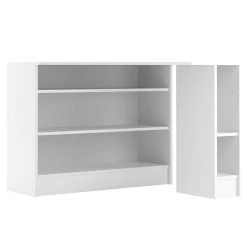 Hoekbureau Plan - Wit -Songmics Winkel 1212A2100X00 Plan desk white 3 02bc