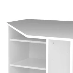 Hoekbureau Plan - Wit -Songmics Winkel 1212A2100X00 Plan desk white 6 08e8
