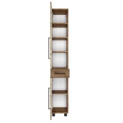 Kolomkast Dusan Met 2 Deuren & 1 Lade - Wotan Eik 14 Kolomkast Dusan Met 2 Deuren & 1 Lade - Wotan Eik -Songmics Winkel 127.1.3173 2 bb13