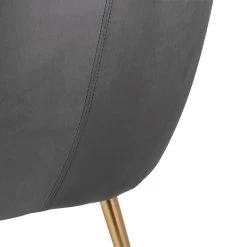 Fauteuil Dafne - Grijs/messing -Songmics Winkel 12B52200 510B 470A 9750 9091B1166794 f62f