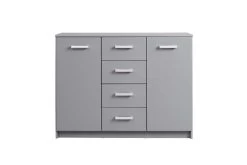 Commode Eden 120cm 2 Deuren & 4 Lades - Grafiet Grijs -Songmics Winkel 13087300 Elenzio 53 98c3