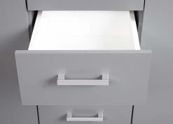 Commode Eden 120cm 2 Deuren & 4 Lades - Grafiet Grijs -Songmics Winkel 13087300 Elenzio 58 102a