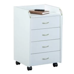 Ladeblok Podence Met 4 Lades - Wit -Songmics Winkel 13300100 02 1fe5