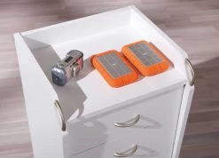 Ladeblok Podence Met 4 Lades - Wit -Songmics Winkel 13300100 07 3949