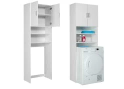 Wasmachinekast Vetra - Wit -Songmics Winkel 13500150 01 8583